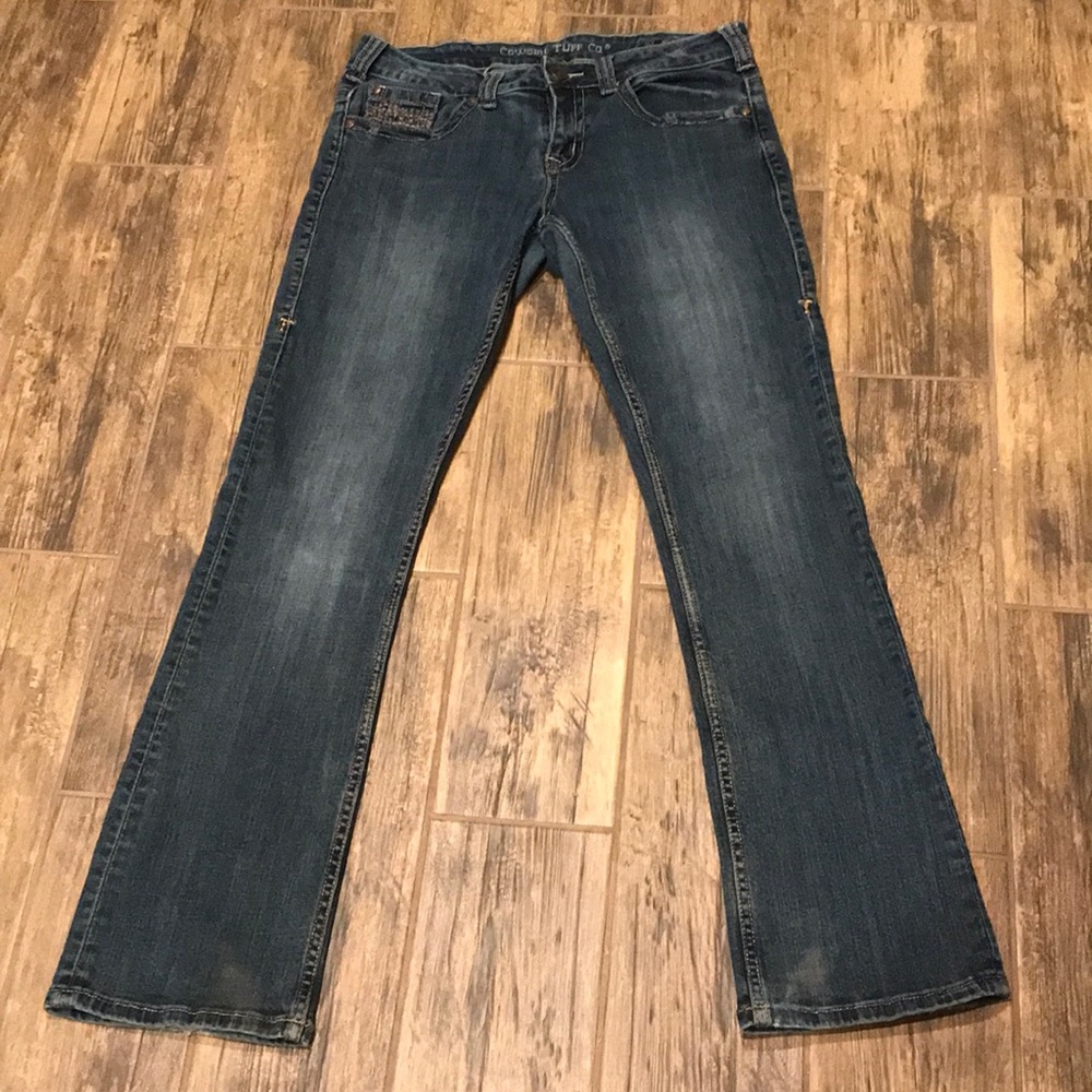 Don’t Fence Me In Dark Cowgirl Tuff Jeans